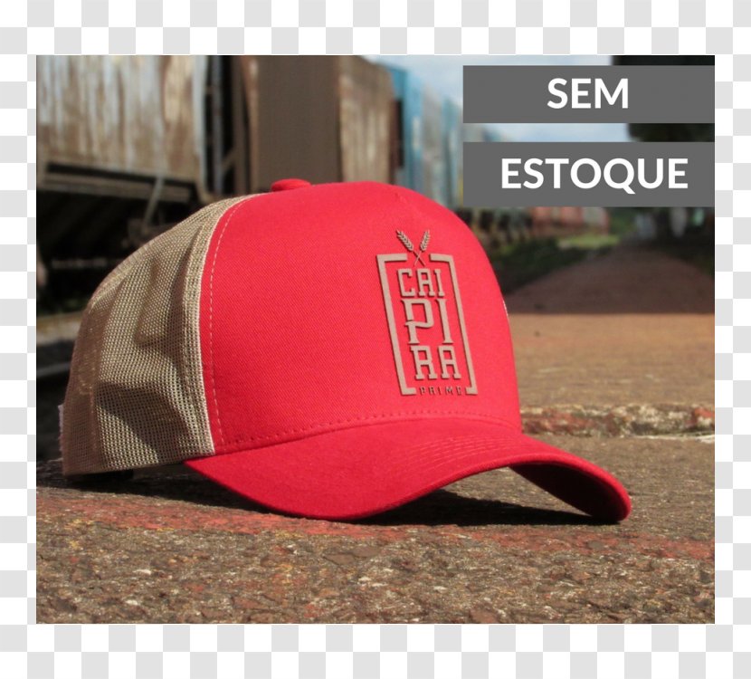 Baseball Cap Red Color - Straw Transparent PNG