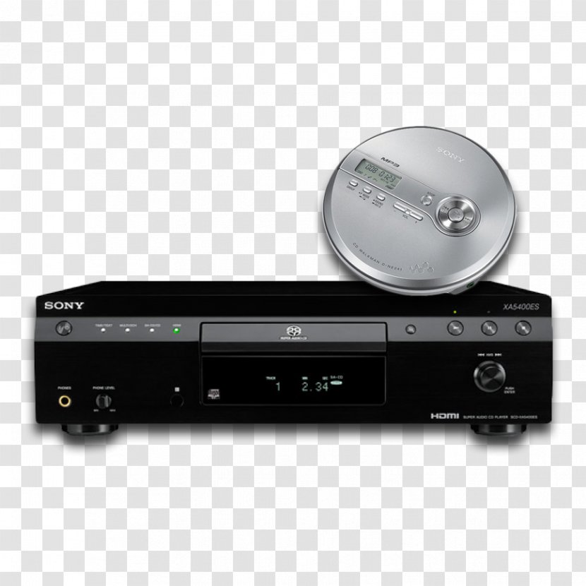 Portable CD Player Radio Receiver Compact Disc Audio - Professional Audiovisual Industry - Power Amplifier Transparent PNG