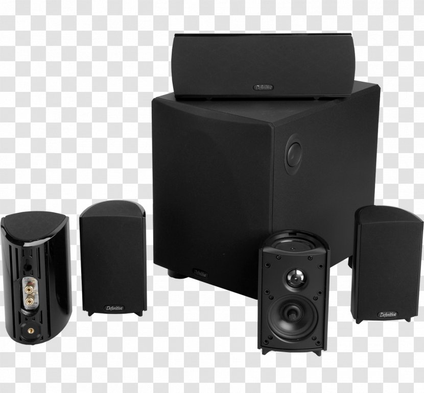 Definitive Technology ProCinema 600 System 800 Home Theater Systems 5.1 Surround Sound Loudspeaker - Output Device - Audio Equipment Transparent PNG