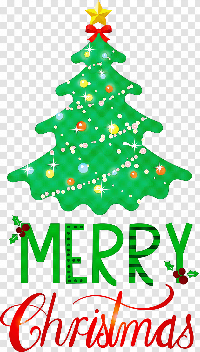 Merry Christmas Christmas Tree Transparent PNG