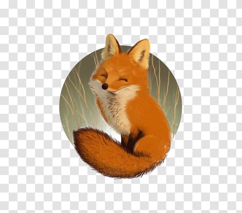 Drawing Fox Painting Illustration - Art - Hand Painted Transparent PNG