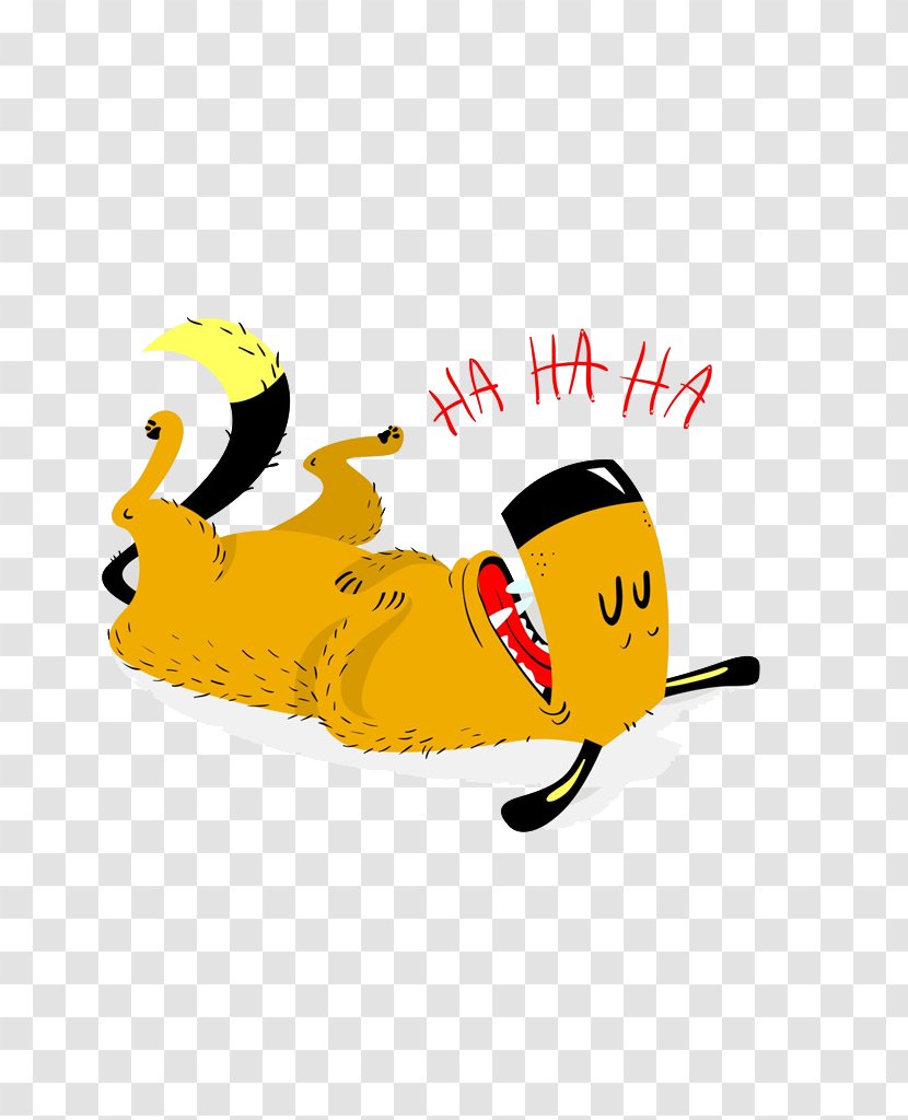 Dog Puppy Duck Illustration - Bird - Yellow Transparent PNG
