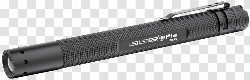 LED Lenser Flashlight P2 Black Key Ring Torch - Luminous Flux - Test It Pack 8402TP 1.0000 LampFlashlight Transparent PNG