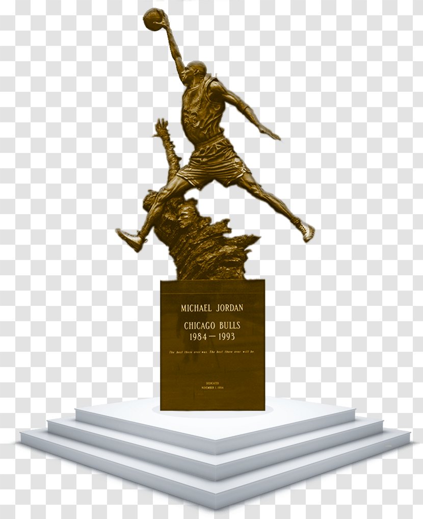 Michael Jordan Statue Air Bronze Sculpture Sports Shoes - All Brand 2011 Transparent PNG