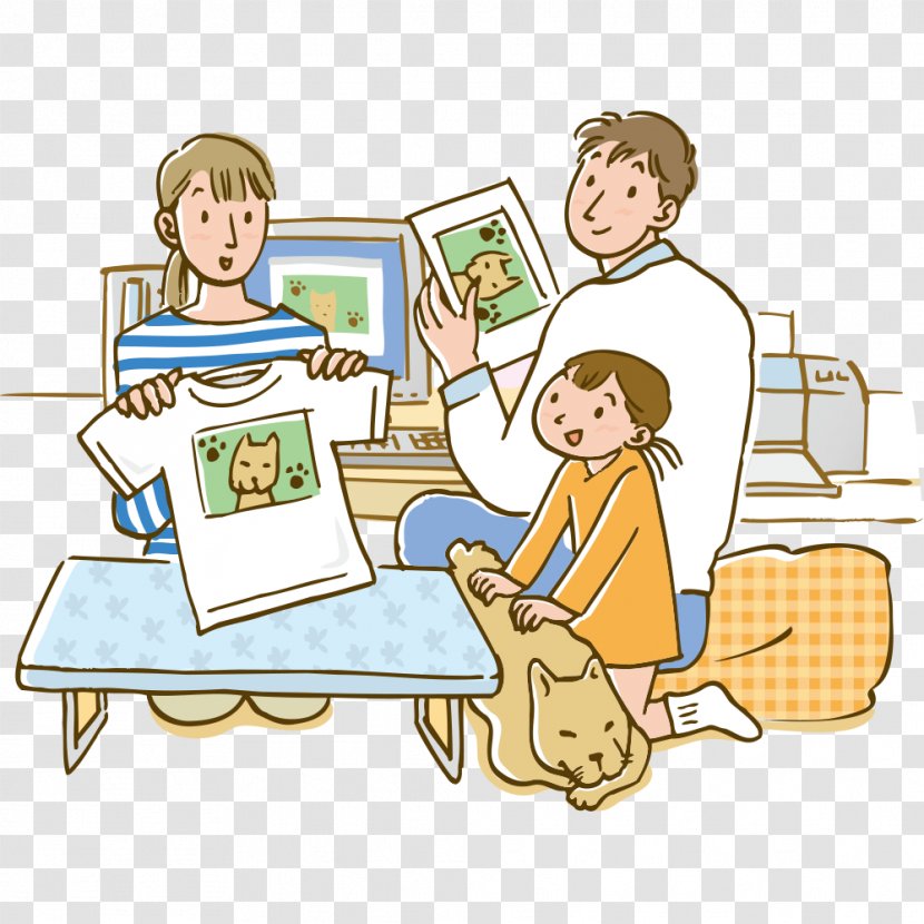 Royalty-free Illustration - Stock Photography - A Family Of Three Transparent PNG