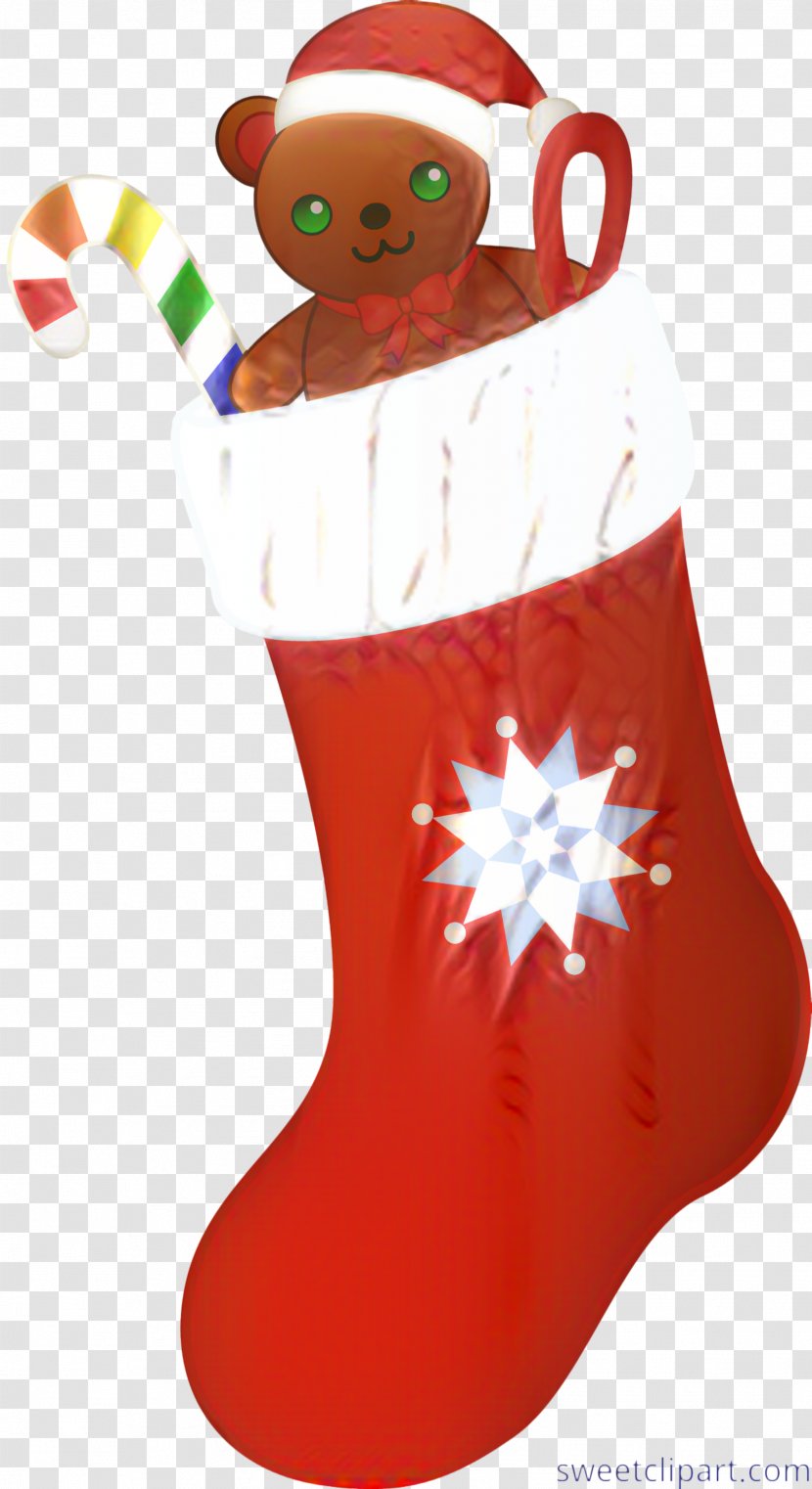 Christmas Tree Red - Sock - Interior Design Stocking Transparent PNG