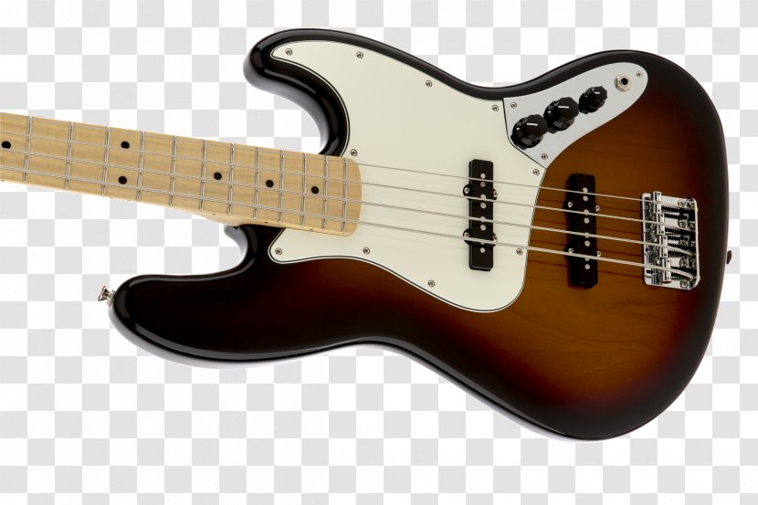 Fender Standard Jazz Bass Fingerboard Guitar Sunburst - Flower Transparent PNG
