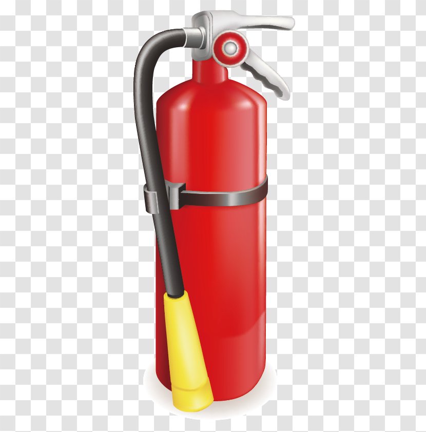 Firefighting Firefighter Clip Art - Fire Extinguisher - Vector Transparent PNG