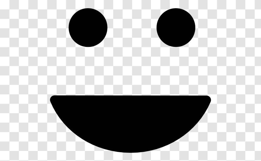 Emoticon Smiley Download Clip Art - Monochrome - Square Transparent PNG