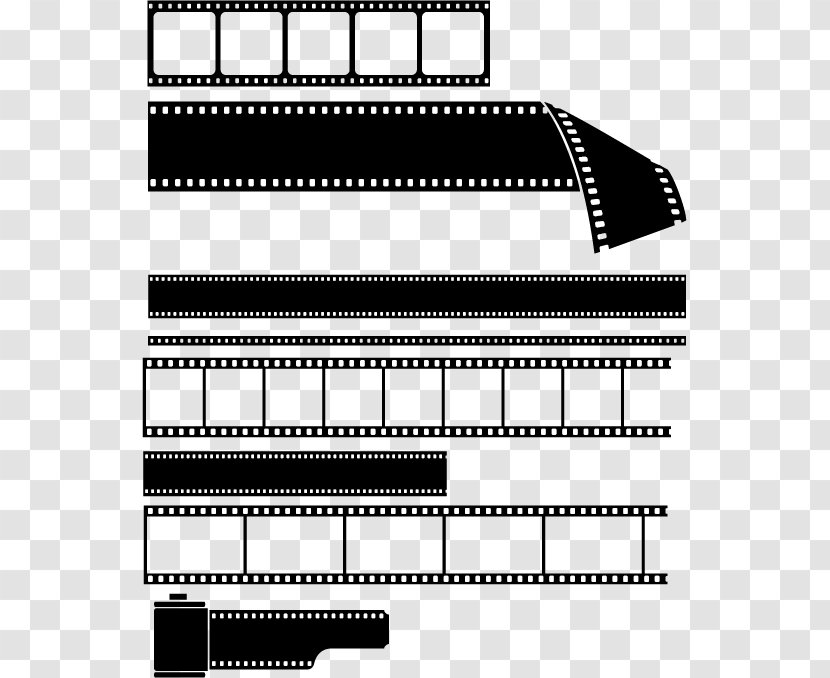 Photographic Film - Cartoon - Template Material Transparent PNG