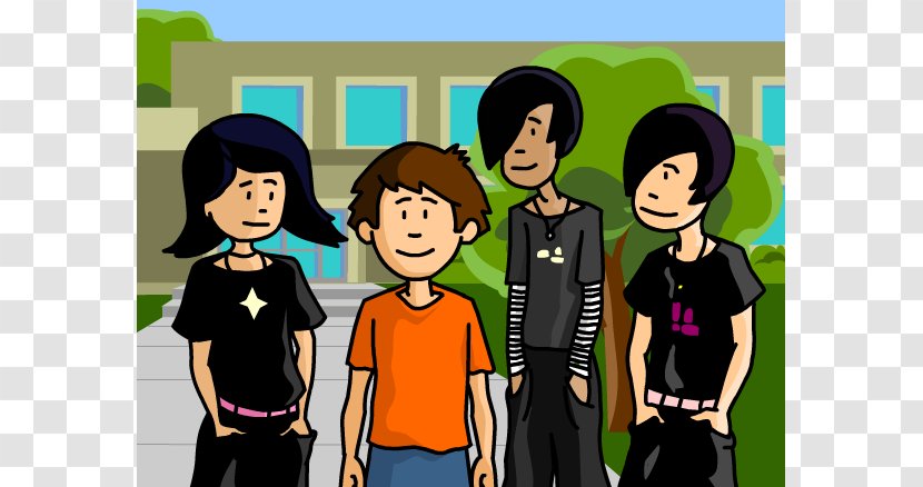 Peer Pressure Group Social Influence Adolescence Clip Art - Cartoon - Cliparts Transparent PNG