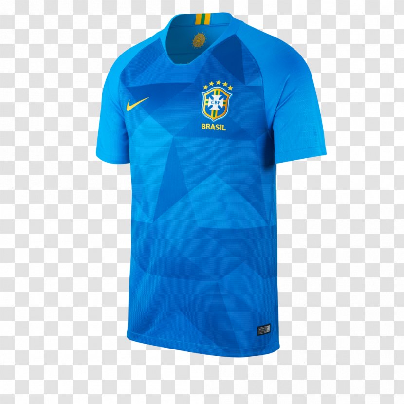 2018 World Cup Brazil National Football Team 2014 FIFA Jersey - Collar - Nike Transparent PNG