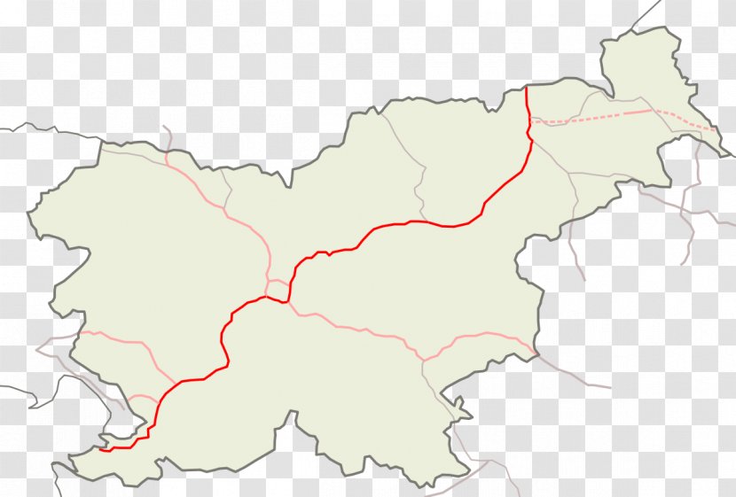 A2 Motorway A1 Karawanks Tunnel Novo Mesto - Line Art Transparent PNG