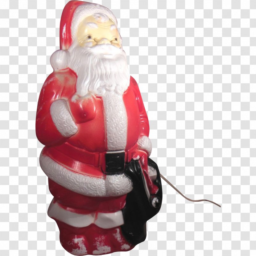 Santa Claus Blow Molding Plastic Christmas - Sleigh Transparent PNG