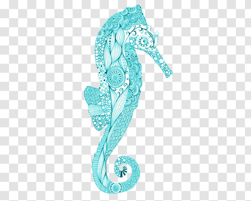 New Holland Seahorse Drawing Tattoo Clip Art - Fish Transparent PNG