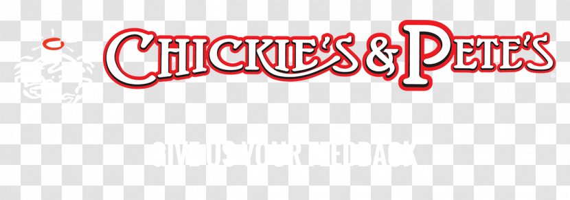 Logo Brand Chickie's & Pete's Font - Crab Fry Transparent PNG