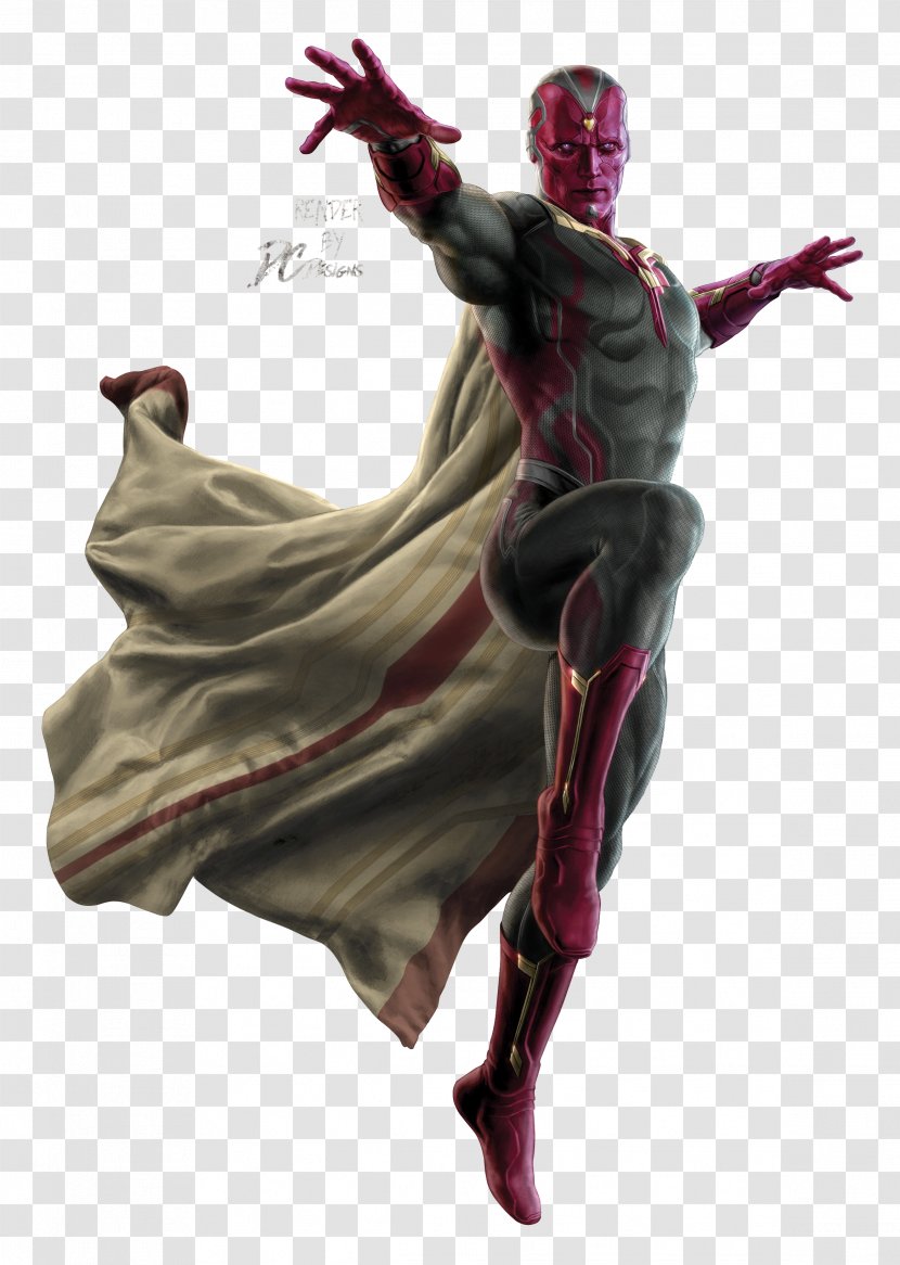 Vision Ultron Iron Man Wanda Maximoff Hulk - Figurine - Black Widow Transparent PNG
