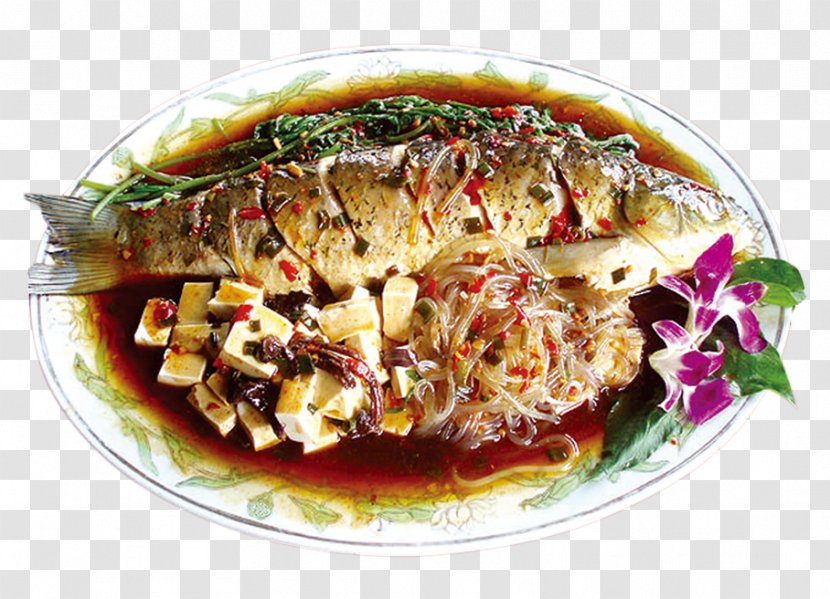 Fish Tofu Food - Dish Transparent PNG