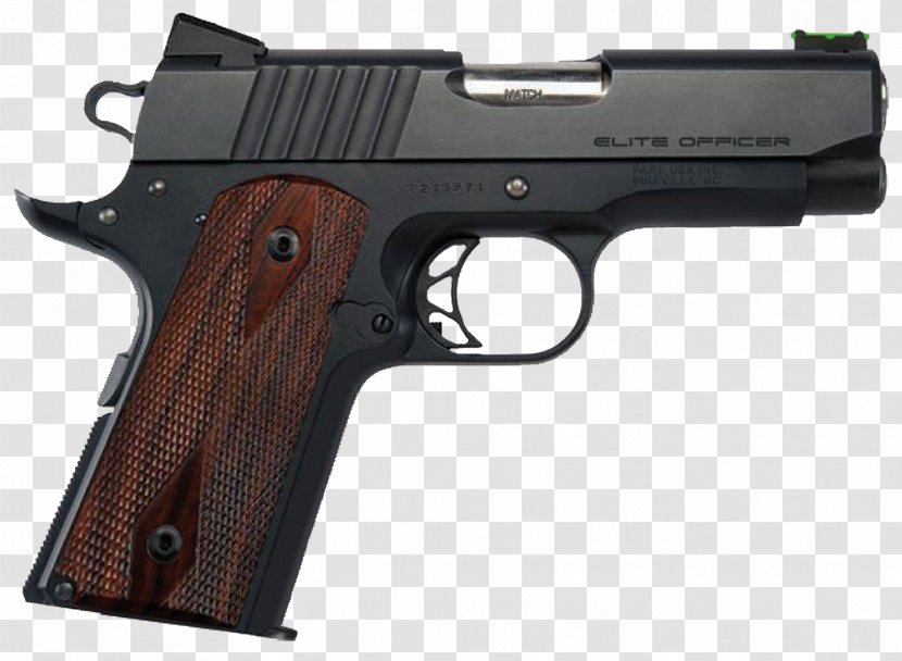 Springfield Armory M1911 Pistol Firearm .45 ACP 10mm Auto - Gun Accessory - Handgun Transparent PNG