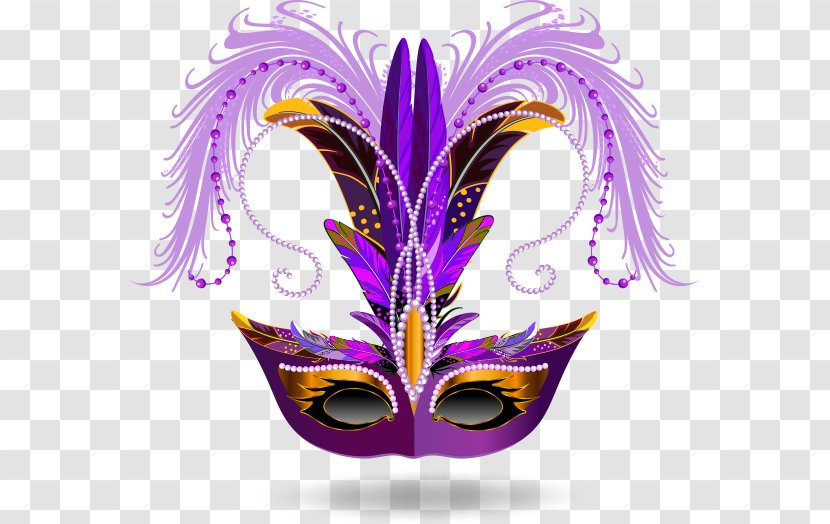 Mardi Gras In New Orleans Brazilian Carnival Mask - Headgear Transparent PNG