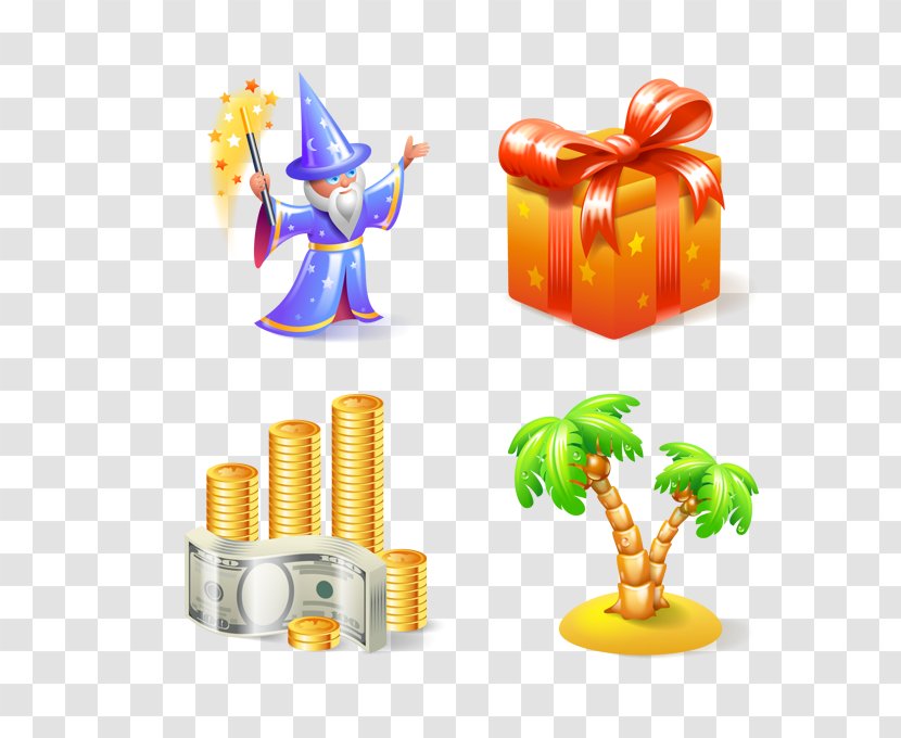 Gift ICO Download Icon - Money - Cute Cartoon Transparent PNG