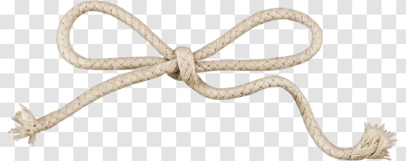 Rope Shoelace Knot Ribbon - Bow Transparent PNG