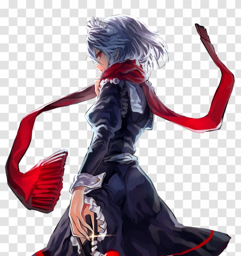 Sakuya Izayoi Touhou Project Image Fan Art Character - Heart Transparent PNG