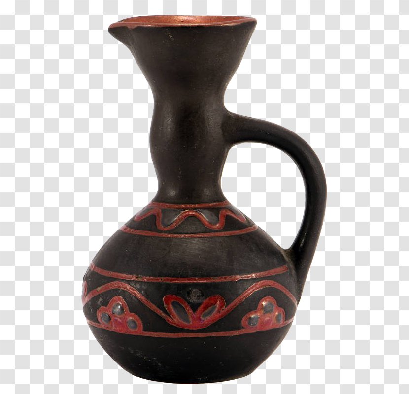 Vase Ceramic Pottery - Jug - Retro Exotic Vases Transparent PNG