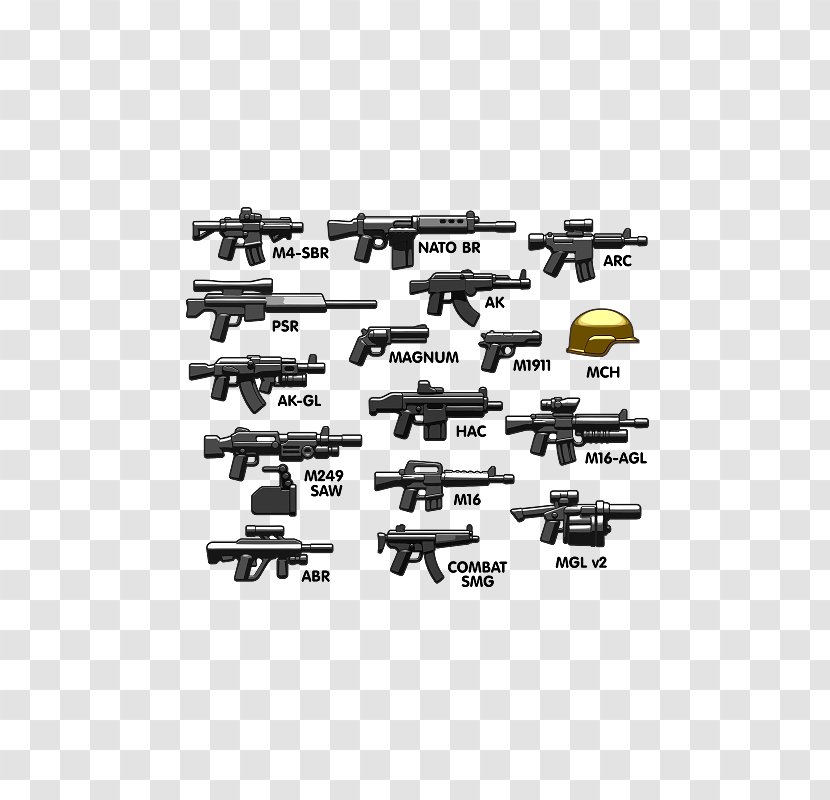 BrickArms World War II Weapons Lego Minifigure Toy - Flower - Weapon Transparent PNG