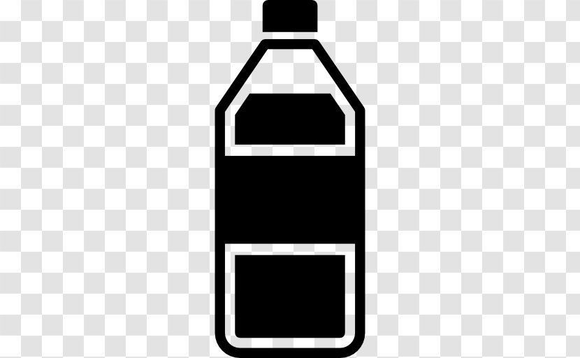 Bottle Clip Art - Black - Botella De Agua Transparent PNG