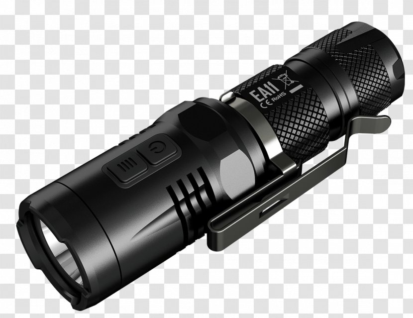 Flashlight Nitecore Ea11 Linterna Cree-led Xm-l2u2 Impermeable 900 Lumen Light-emitting Diode - Hardware - Light Transparent PNG