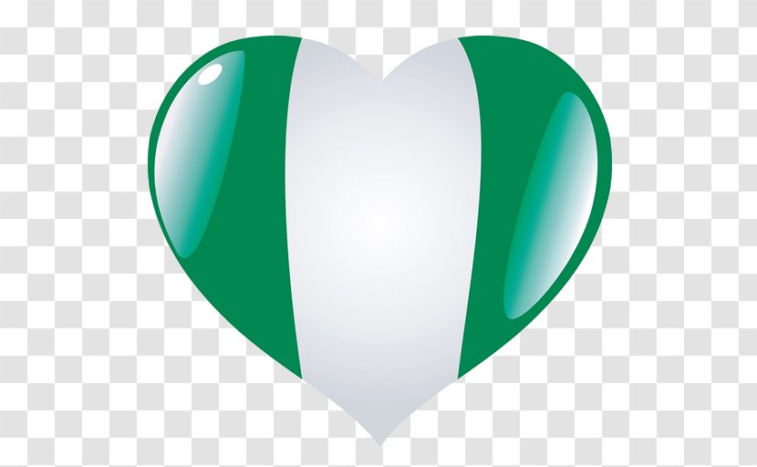 Nigeria Vector Graphics Image Royalty-free Illustration - Flag Of - Heart Transparent PNG