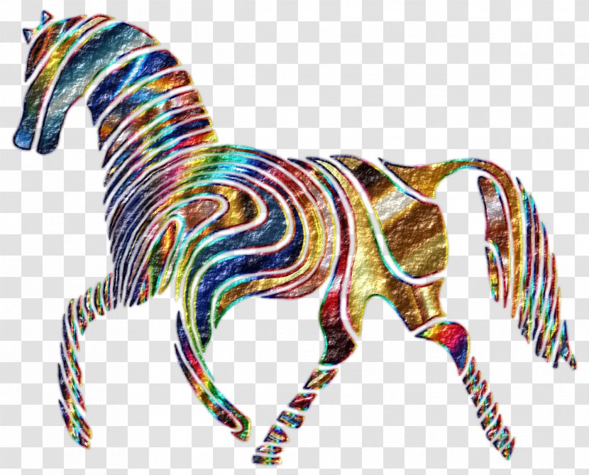 Clip Art Image Psychedelia Desktop Wallpaper - Horse Like Mammal - Psychedelic Transparent PNG