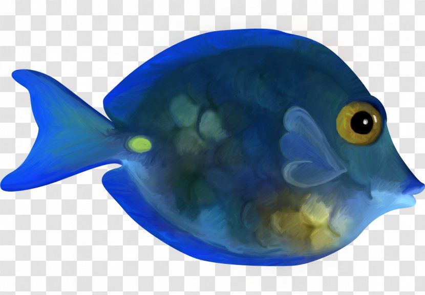 Adobe Photoshop Fish Blue RGB Color Model - Organism Transparent PNG