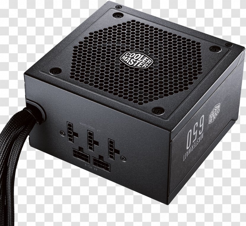 Power Supply Unit 80 Plus Cooler Master MasterWatt Adapter/Cable ATX - Fan - Computer Transparent PNG