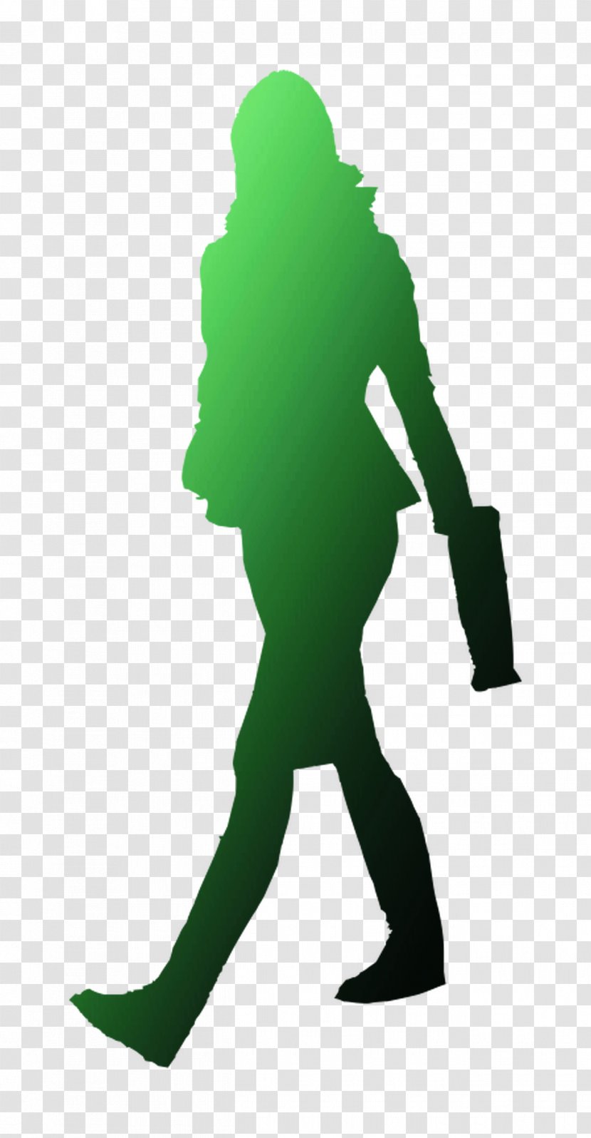 Human Behavior Character Product Design Silhouette - Green Transparent PNG