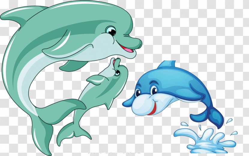 Dolphin Cartoon Clip Art - Graphic Arts - Cute Transparent PNG