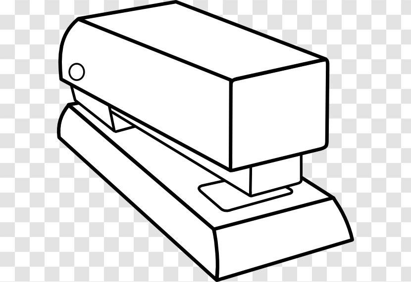 Stapler Paper Drawing - Rectangle - Cliparts Transparent PNG