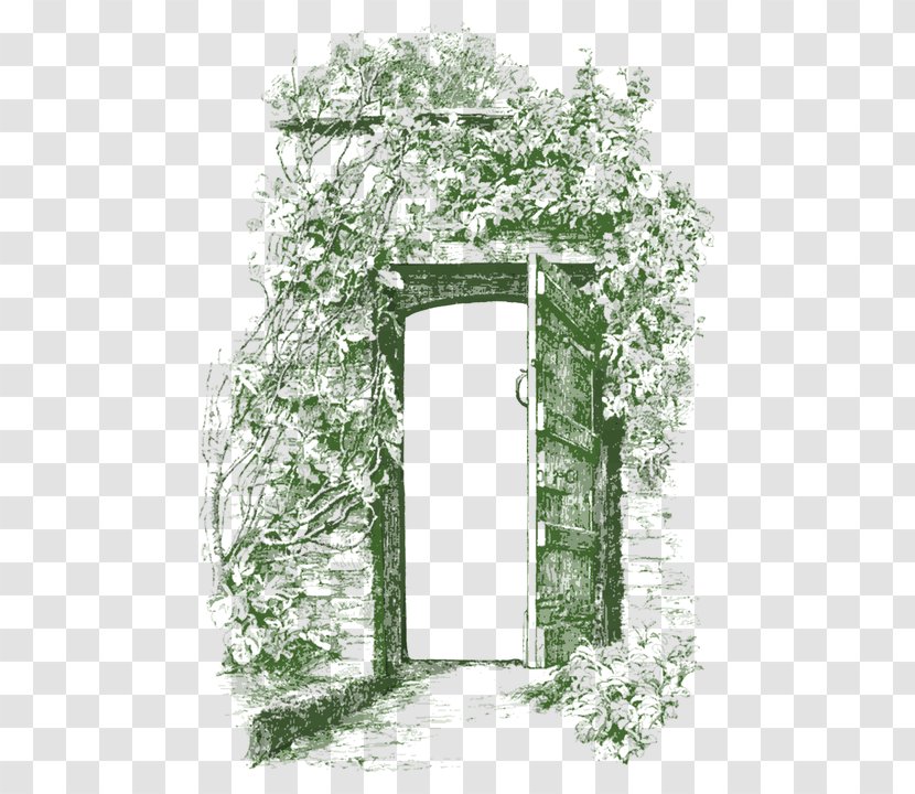 Window Sliding Glass Door Garden - Pixabay - Green Artistic Creativity Free Pictures Transparent PNG