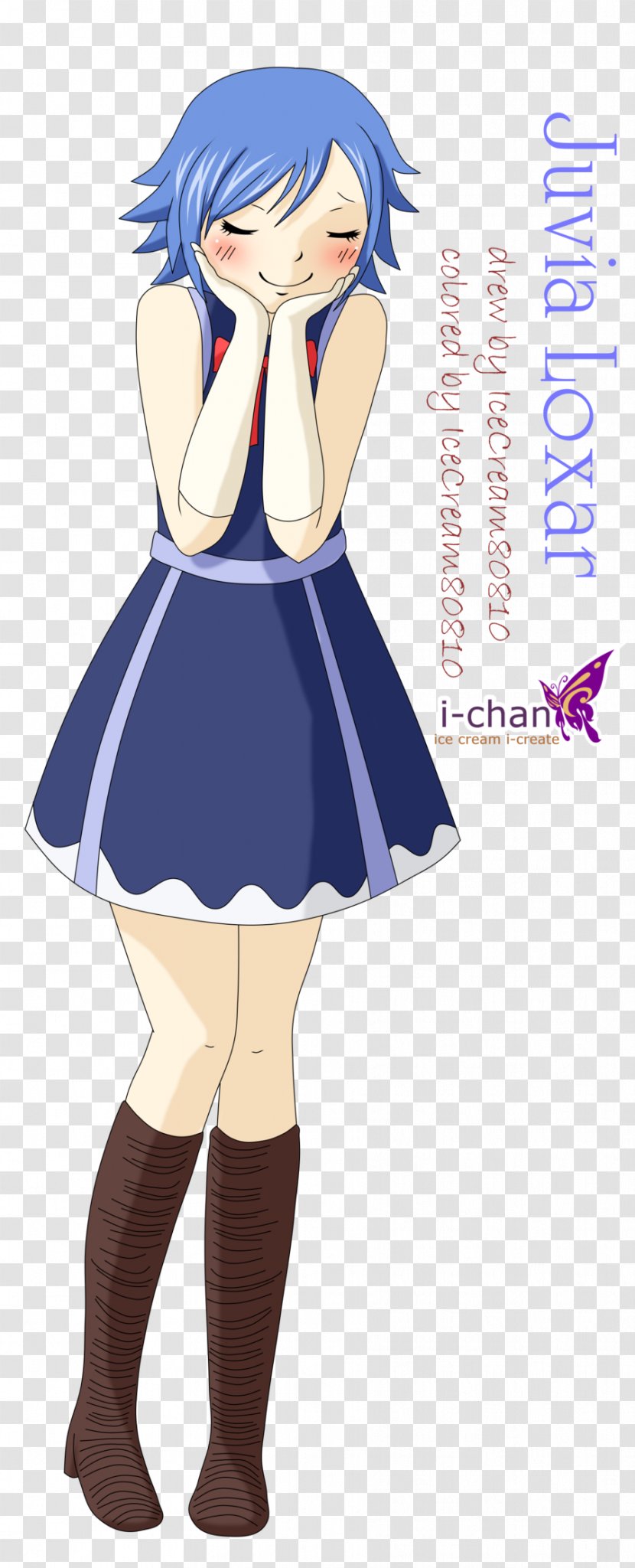 Black Hair Yōsei School Uniform Fairy Brown - Watercolor - Flower Transparent PNG