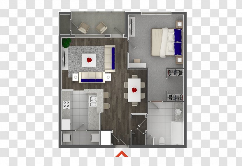 Floor Plan Apartment House Duplex Building - Studio Transparent PNG