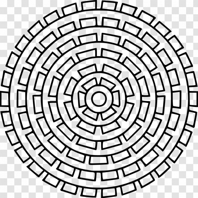 Travel Art - Line - Symmetry Labyrinth Transparent PNG