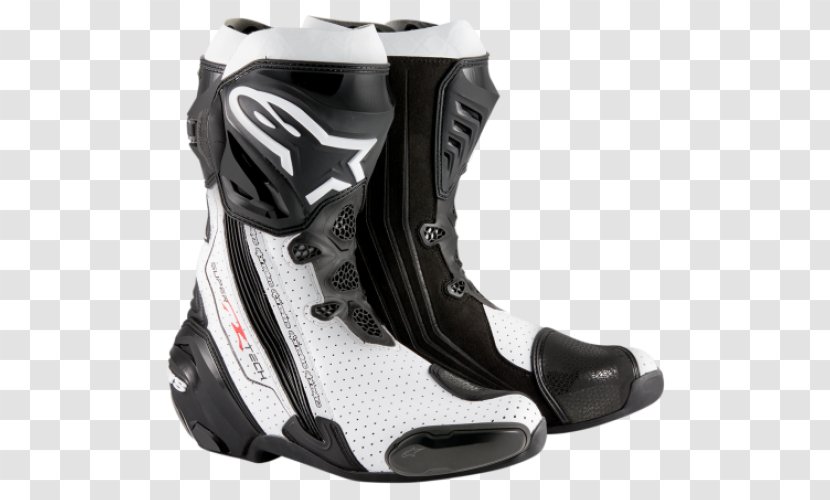Motorcycle Boot Alpinestars Supertech R Boots - Walking Shoe Transparent PNG