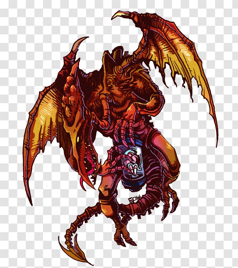 Metroid: Other M Super Metroid Fusion Ridley Dragon - Claw Transparent PNG