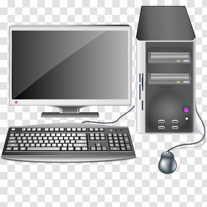 Computer Keyboard Laptop Mouse Clip Art - Workstation - Station Cliparts Transparent PNG