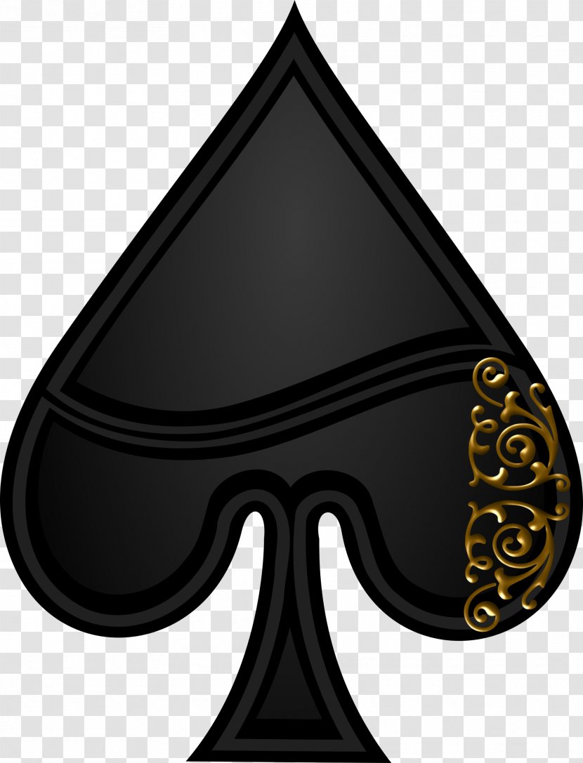 Playing Card Ace Of Spades Suit Clip Art - Symbol Transparent PNG