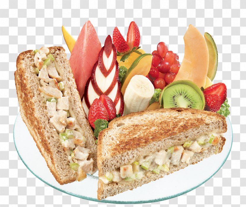 Breakfast Sandwich Melt Chicken Salad - Vegetarian Food - Fruits Transparent PNG