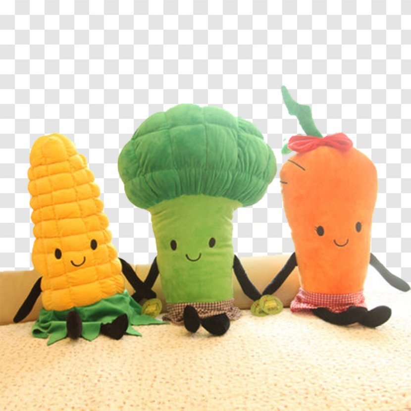 Plush Stuffed Toy Vegetable Doll - Broccoli - Muppets Transparent PNG
