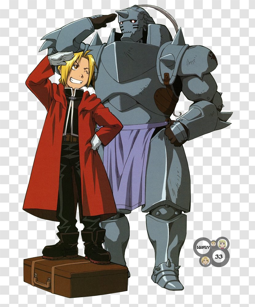 Edward Elric Alphonse Fuhrer King Bradley Roy Mustang Riza Hawkeye - Silhouette - Watercolor Transparent PNG