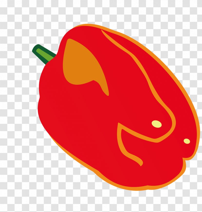 Chili Pepper Bell Cayenne - Paprika - Vector Red Transparent PNG